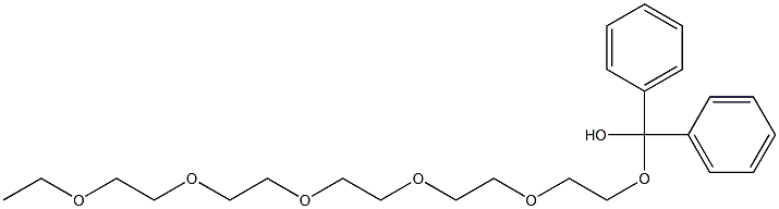 2,2-Diphenyl-1,3,6,9,12,15,18-heptaoxaicosane Structure