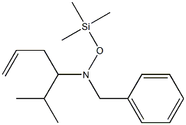 N-Benzyl-N-[(trimethylsilyl)oxy]-1-isopropyl-3-buten-1-amine Structure