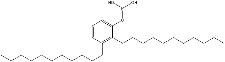 Phosphorous acid diundecylphenyl ester Structure