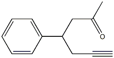 4-Phenyl-6-heptyn-2-one 구조식 이미지