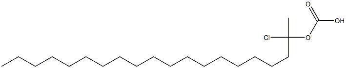 Carbonic acid octadecyl(1-chloroethyl) ester 구조식 이미지