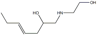 1-[(2-Hydroxyethyl)amino]-4-hepten-2-ol Structure