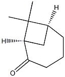 (1R,6S)-7,7-Dimethylbicyclo[4.1.1]octan-2-one 구조식 이미지