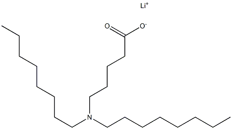 5-(Dioctylamino)valeric acid lithium salt Structure