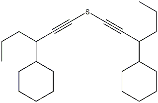 Cyclohexyl(1-hexynyl) sulfide Structure