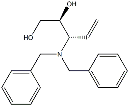 (2S,3S)-3-(Dibenzylamino)-4-pentene-1,2-diol 구조식 이미지