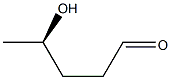 [R,(+)]-4-Hydroxyvaleraldehyde 구조식 이미지