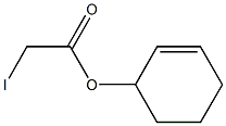 Iodoacetic acid 2-cyclohexenyl ester Structure