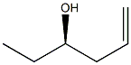 [R,(-)]-5-Hexene-3-ol 구조식 이미지