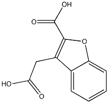 2-Carboxybenzofuran-3-acetic acid 구조식 이미지