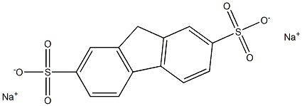 9H-Fluorene-2,7-disulfonic acid disodium salt Structure