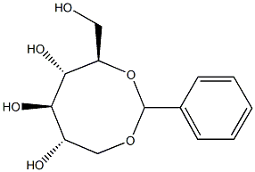 1-O,5-O-Benzylidene-D-glucitol 구조식 이미지