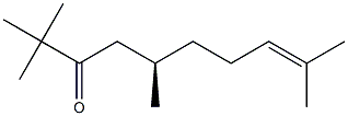 (R)-2,2,5,9-Tetramethyl-8-decen-3-one 구조식 이미지