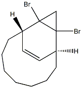 (1S,9S)-10,12-Dibromotricyclo[7.3.2.010,12]tetradec-13-ene 구조식 이미지