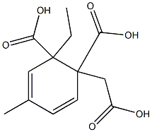 5-Methylphthalic acid 1-ethyl 2-carboxymethyl ester Structure