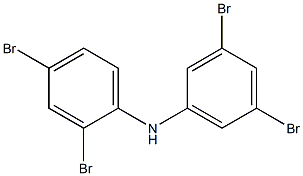 2,4-Dibromophenyl 3,5-dibromophenylamine 구조식 이미지