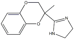 2-[(2,3-Dihydro-2-methyl-1,4-benzodioxin)-2-yl]-4,5-dihydro-1H-imidazole Structure