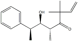 (5R,6R,7S)-6-Hydroxy-3,3,5-trimethyl-7-phenyl-1-octen-4-one Structure