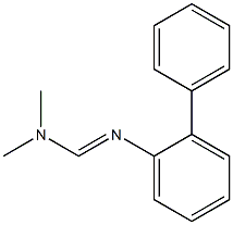 N2-(2-Phenylphenyl)-N1,N1-dimethylformamidine 구조식 이미지