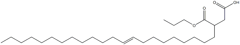 3-(9-Docosenyl)succinic acid 1-hydrogen 4-propyl ester 구조식 이미지