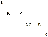 Scandium pentapotassium Structure