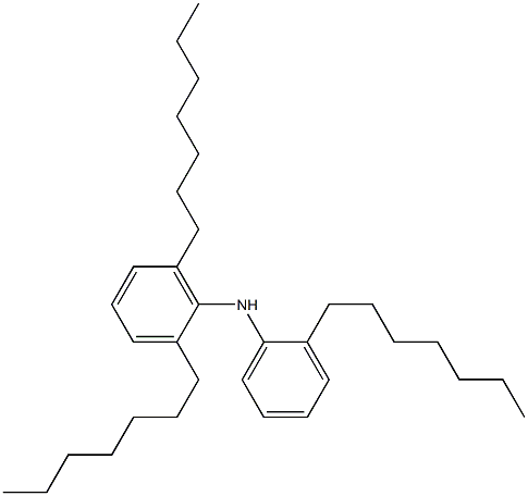 2,2',6'-Triheptyl[iminobisbenzene] Structure