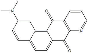 2-(Dimethylamino)naphtho[1,2-g]quinoline-7,12-dione Structure