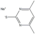 Sodium 4,6-dimethylpyrimidine-2-thiolate 구조식 이미지