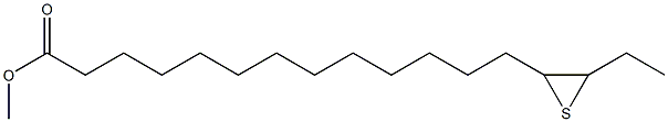 14,15-Epithioheptadecanoic acid methyl ester Structure