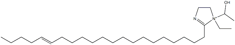 1-Ethyl-2-(16-henicosenyl)-1-(1-hydroxyethyl)-2-imidazoline-1-ium 구조식 이미지