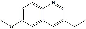 3-Ethyl-6-methoxyquinoline 구조식 이미지