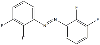 2,2',3,3'-Tetrafluoroazobenzene 구조식 이미지
