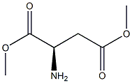 (2R)-2-Aminosuccinic acid dimethyl ester 구조식 이미지