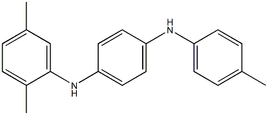 N-(2,5-Dimethylphenyl)-N'-(4-methylphenyl)-p-phenylenediamine Structure