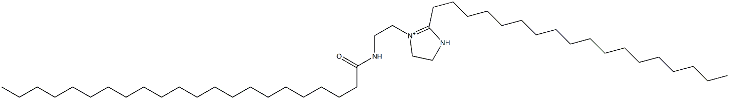 1-[2-(Docosanoylamino)ethyl]-2-octadecyl-1-imidazoline-1-ium 구조식 이미지