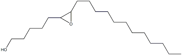 6,7-Epoxynonadecan-1-ol 구조식 이미지