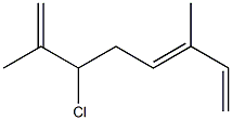3-Chloro-2,6-dimethyl-1,5,7-octatriene 구조식 이미지