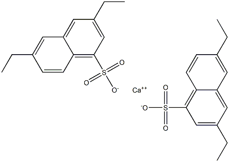 Bis(3,6-diethyl-1-naphthalenesulfonic acid)calcium salt 구조식 이미지