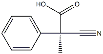 [R,(-)]-2-Cyano-2-phenylpropionic acid Structure