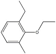 1-Ethoxy-2-methyl-6-ethylbenzene 구조식 이미지