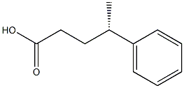 [S,(+)]-4-Phenylvaleric acid 구조식 이미지