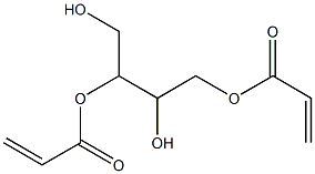 Bisacrylic acid 2-hydroxy-3-(hydroxymethyl)propane-1,3-diyl ester Structure