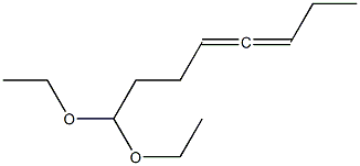 4,5-Octadienal diethyl acetal Structure