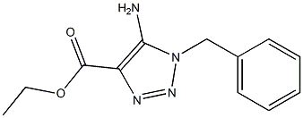 1-[Benzyl]-5-amino-1H-1,2,3-triazole-4-carboxylic acid ethyl ester Structure