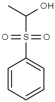 1-(Phenylsulfonyl)ethanol Structure