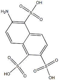 6-Amino-1,2,5-naphthalenetrisulfonic acid 구조식 이미지