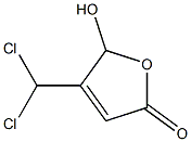 4-Dichloromethyl-5-hydroxyfuran-2(5H)-one Structure