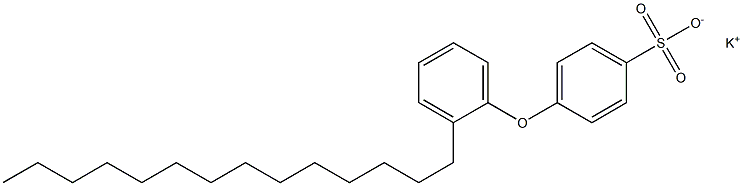 4-(2-Tetradecylphenoxy)benzenesulfonic acid potassium salt 구조식 이미지