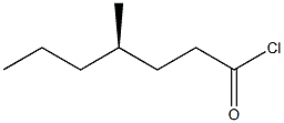 [R,(-)]-4-Methylheptanoyl chloride 구조식 이미지