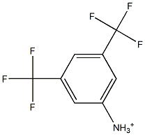 3,5-Di(trifluoromethyl)anilinium 구조식 이미지